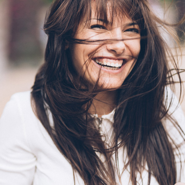 laughing young woman