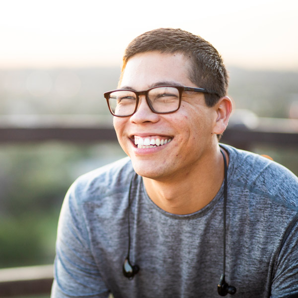 smiling young man